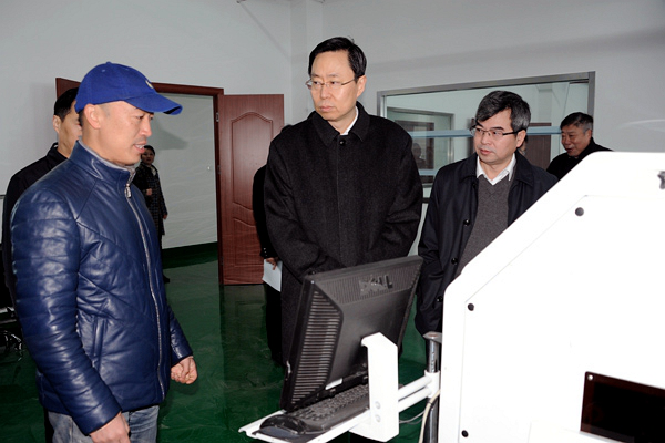 泰州市委書記、市人大常委會主任藍紹敏蒞臨公司調(diào)研項目建設(shè)情況